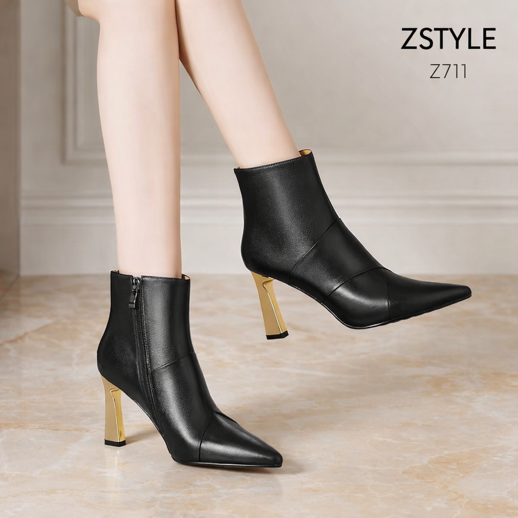 Giày Boot Nữ Cổ Cao Z711
