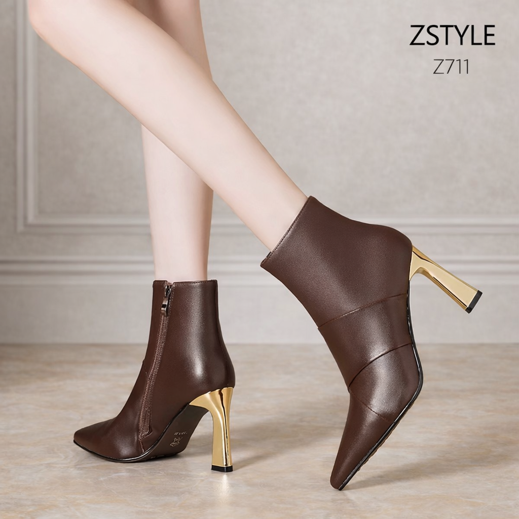 Giày Boot Nữ Cổ Cao Z711