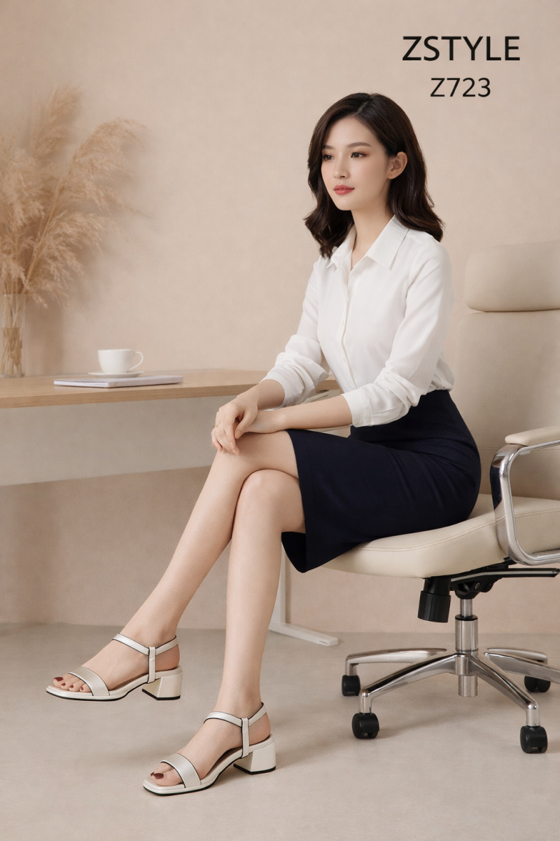 Cô gái với bộ đồ công sở Z723