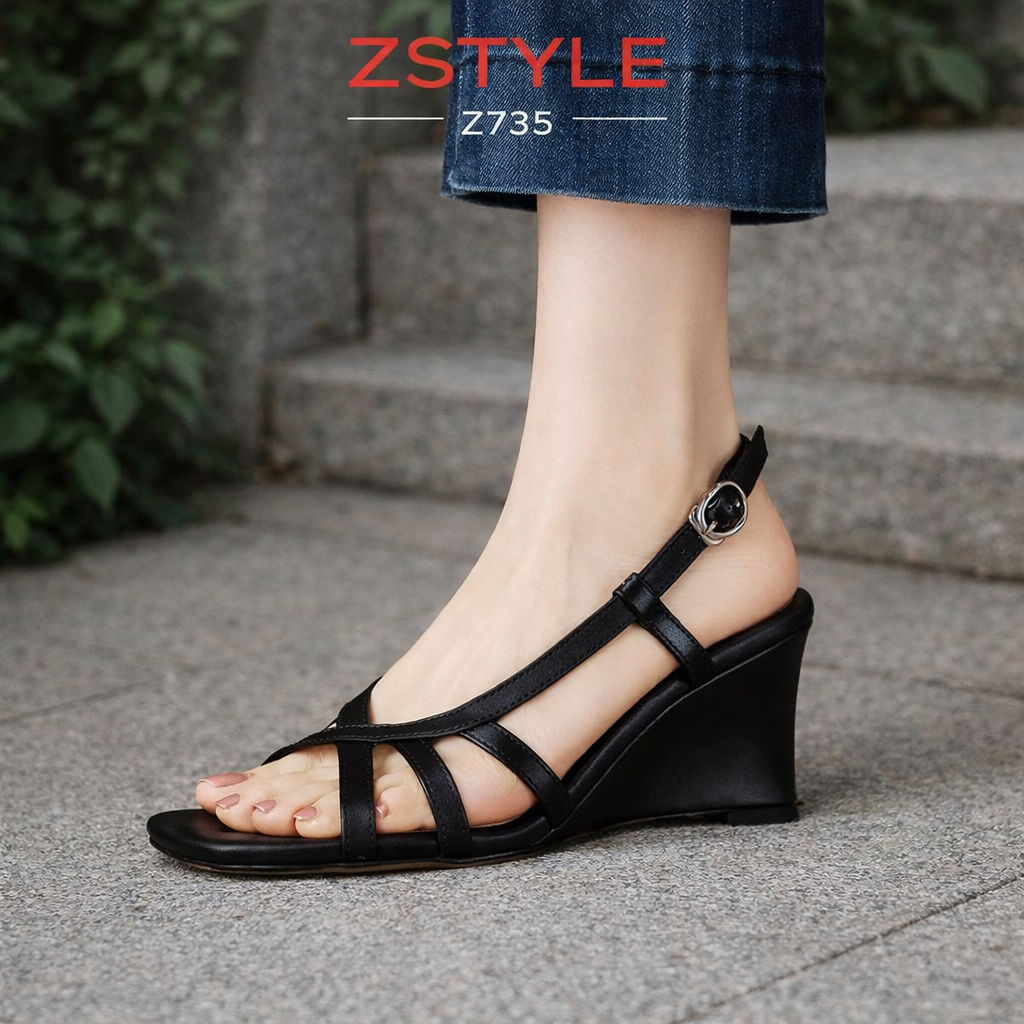 Giày Sandal Đế Xuồng Nữ Z735 Giày Sandal Đế Xuồng Nữ Z735