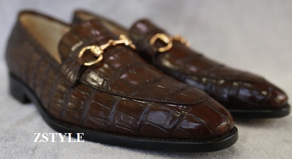 Giày da cá sấu xu hướng giày cho quý ông thành đạt