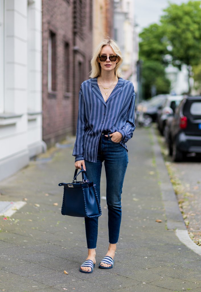 Skinny Jeans không bao giờ lỗi mốt- Thời trang dạo phố