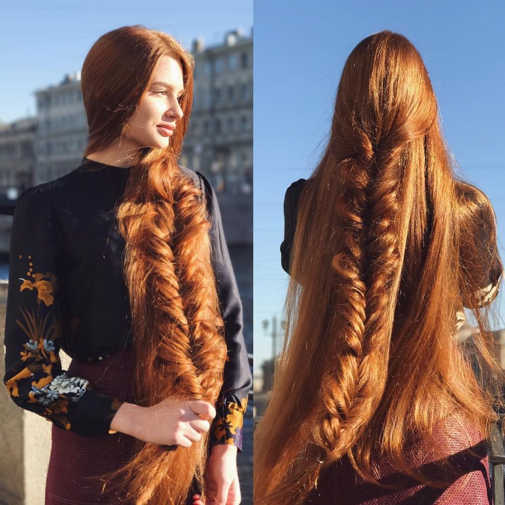 Từ một cô nàng có nguy cơ… bị hói, Anastasia Sidorova đã lấy lại được mái tóc dài óng ả đầy sức sống