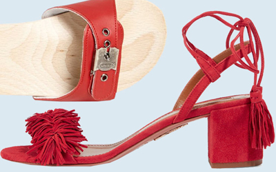 8 mẫu giày đỏ cho mùa hè thêm rực rỡ
