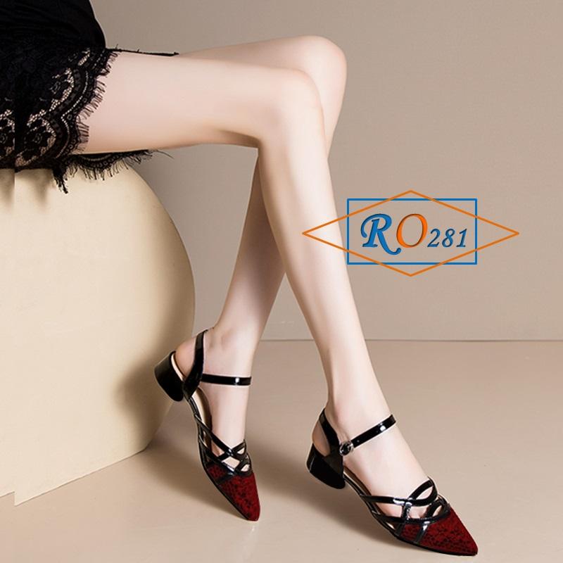 Giày búp bê nữ RO281 Màu Đen